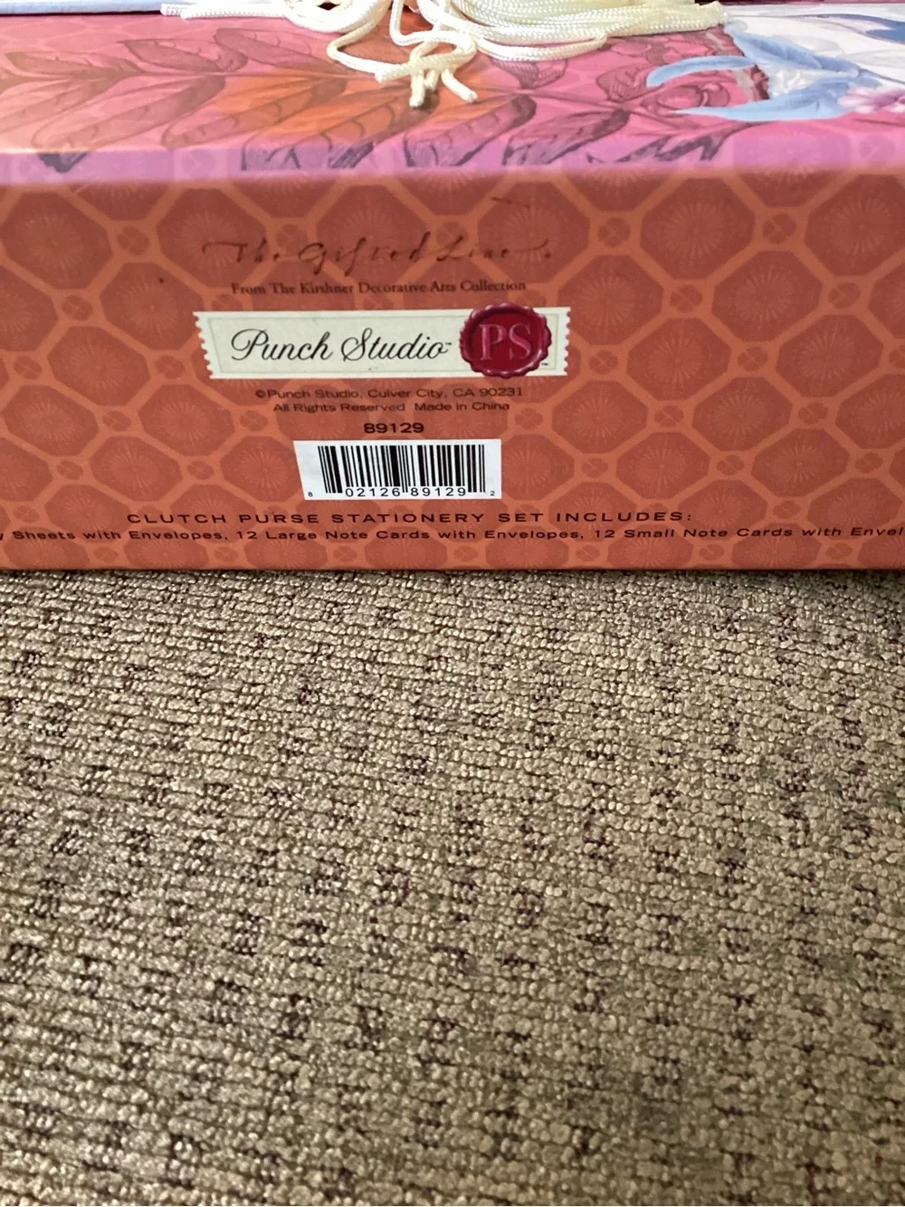 Stationary New, Thank You Cards, in a Purse shaped magnetic box